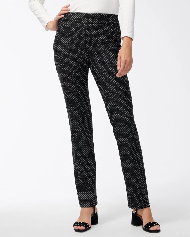 Brigitte Jacquard Stamp Pants - image 1